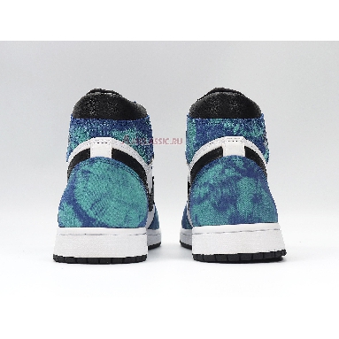 Air Jordan 1 Retro High OG Tie-Dye CD0461-100 White/Black/Aurora Green Sneakers