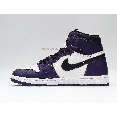 Air Jordan 1 Retro High OG Court Purple 2.0 555088-500 Court Purple/White/Black Mens Womens Shoes