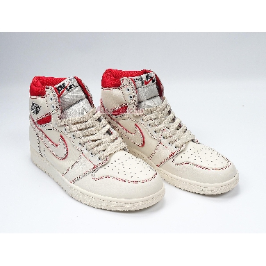 Air Jordan 1 Retro High OG Phantom 555088-160 Sail/Black-Phantom-University Red Sneakers