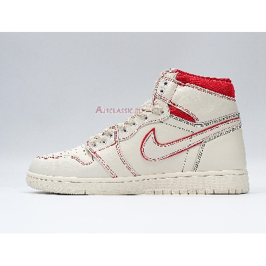 Air Jordan 1 Retro High OG Phantom 555088-160 Sail/Black-Phantom-University Red Sneakers