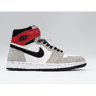 Air Jordan 1 Retro High OG Smoke Grey 555088-126 White/Black/Light Smoke Grey/Varsity Red Sneakers