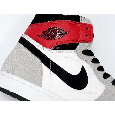 Air Jordan 1 Retro High OG Smoke Grey 555088-126 White/Black/Light Smoke Grey/Varsity Red Sneakers