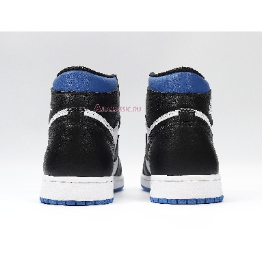 Air Jordan 1 Retro High OG Royal Toe 555088-041 Black/White-Game Royal-Black Mens Womens Shoes