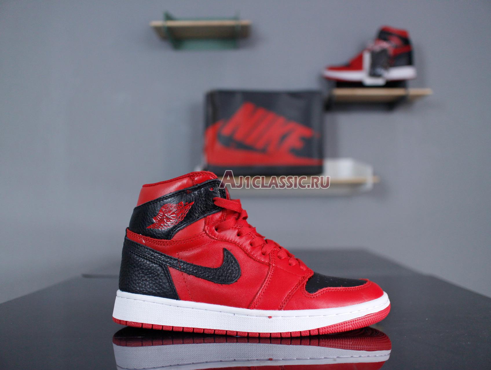 New Air Jordan 1 Mid "Reverse Banned" 554724-601 Shoes