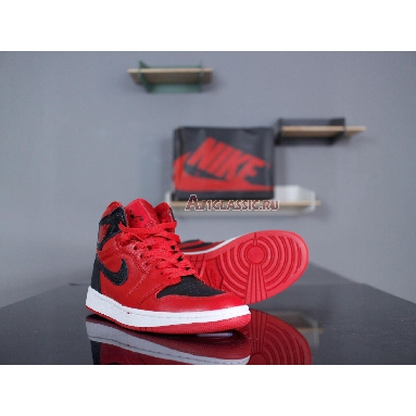 Air Jordan 1 Mid Reverse Banned 554724-601 Red/White Mens Womens Shoes