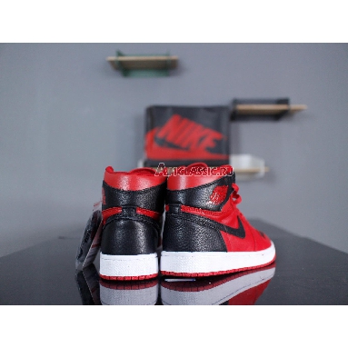 Air Jordan 1 Mid Reverse Banned 554724-601 Red/White Sneakers