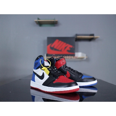 Air Jordan 1 Retro High OG Top 3 555088-026 Black/Varsity Red-Varsity Royal Mens Womens Shoes