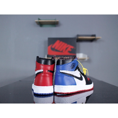 Air Jordan 1 Retro High OG Top 3 555088-026 Black/Varsity Red-Varsity Royal Mens Womens Shoes