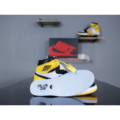 Air Jordan 1 Retro High OG Yellow Ochre 555088-109 Summit White/Yellow Ochre-Black Sneakers