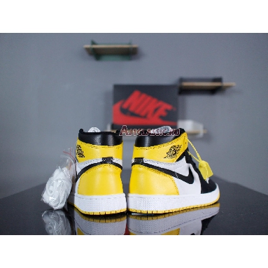 Air Jordan 1 Retro High OG Yellow Ochre 555088-109 Summit White/Yellow Ochre-Black Sneakers