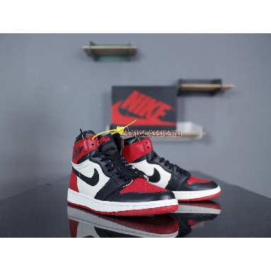 Air Jordan 1 Retro High OG Bred Toe 555088-610 Gym Red/Black-Summit White Sneakers