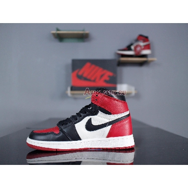 Air Jordan 1 Retro High OG Bred Toe 555088-610 Gym Red/Black-Summit White Sneakers