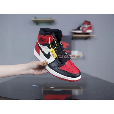 Air Jordan 1 Retro High OG Bred Toe 555088-610 Gym Red/Black-Summit White Sneakers