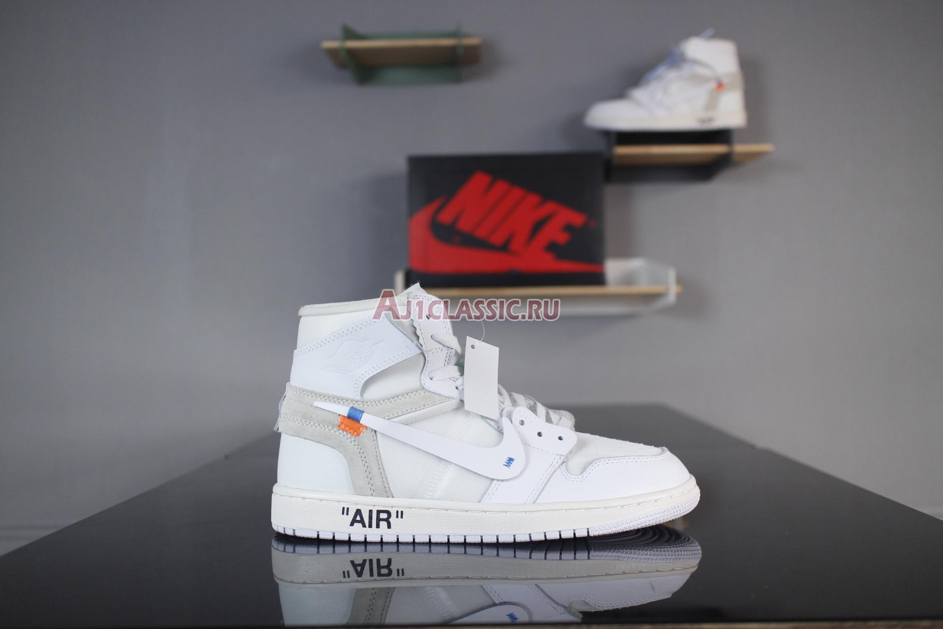 New Off-White x Air Jordan 1 Retro High OG "White" AQ0818-100 Shoes