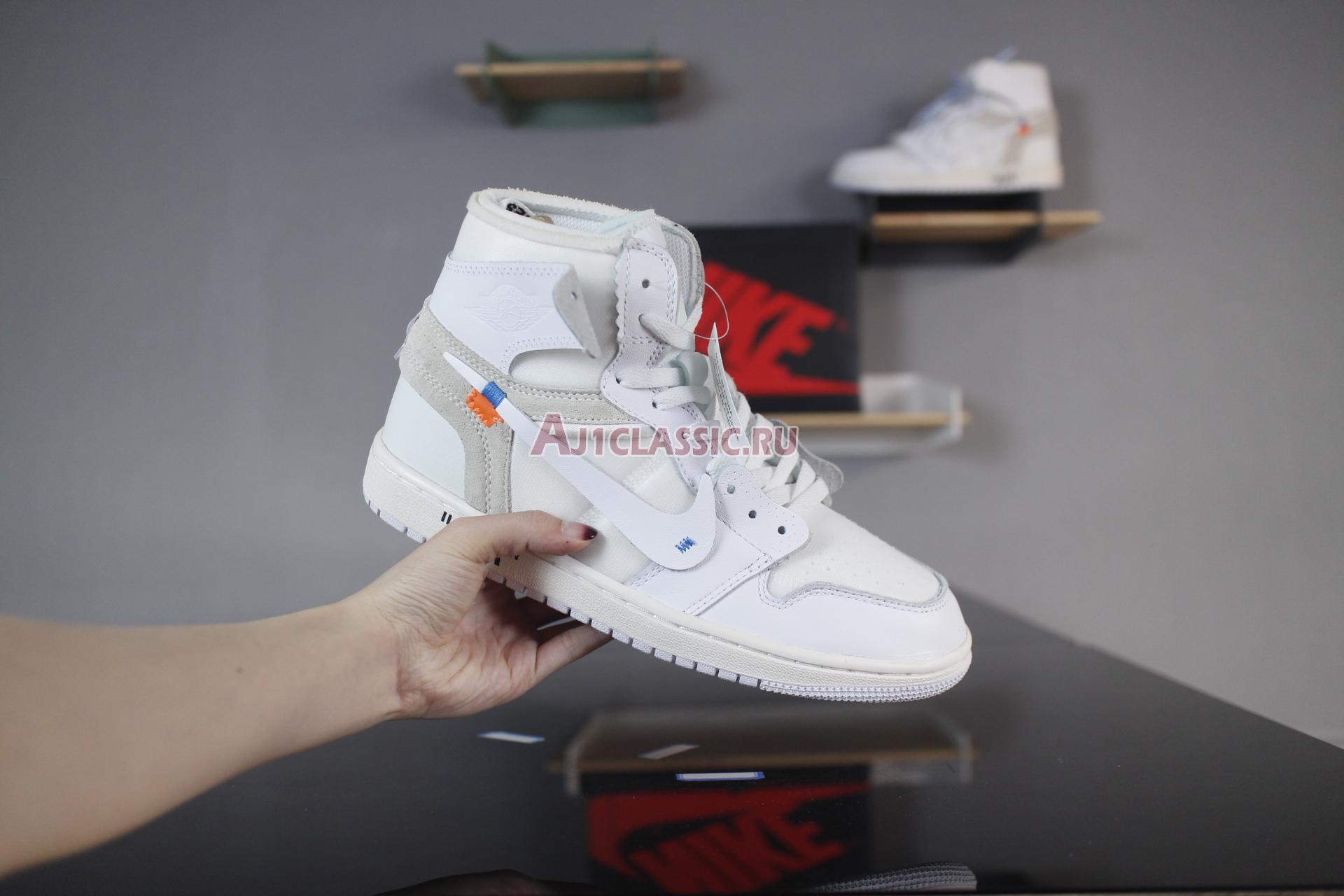 New Off-White x Air Jordan 1 Retro High OG "White" AQ0818-100 Shoes