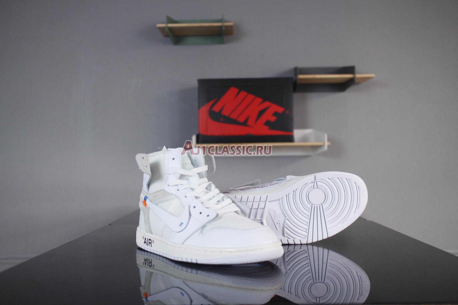 New Off-White x Air Jordan 1 Retro High OG "White" AQ0818-100 Shoes