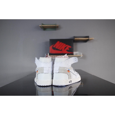 Off-White x Air Jordan 1 Retro High OG  AQ0818-100 White/White Mens Womens Shoes