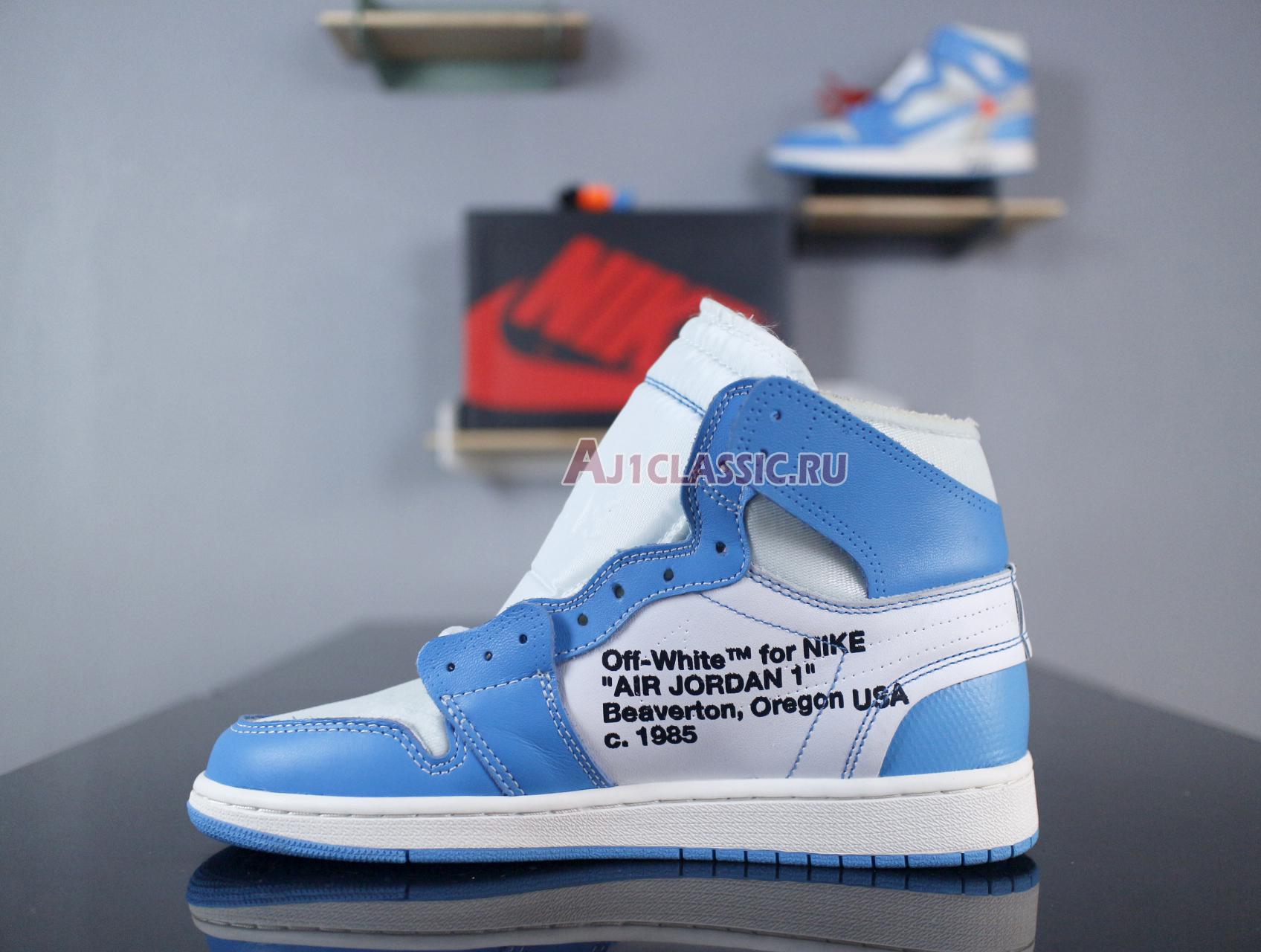 New Off-White x Air Jordan 1 Retro High OG "UNC" AQ0818-148 Shoes