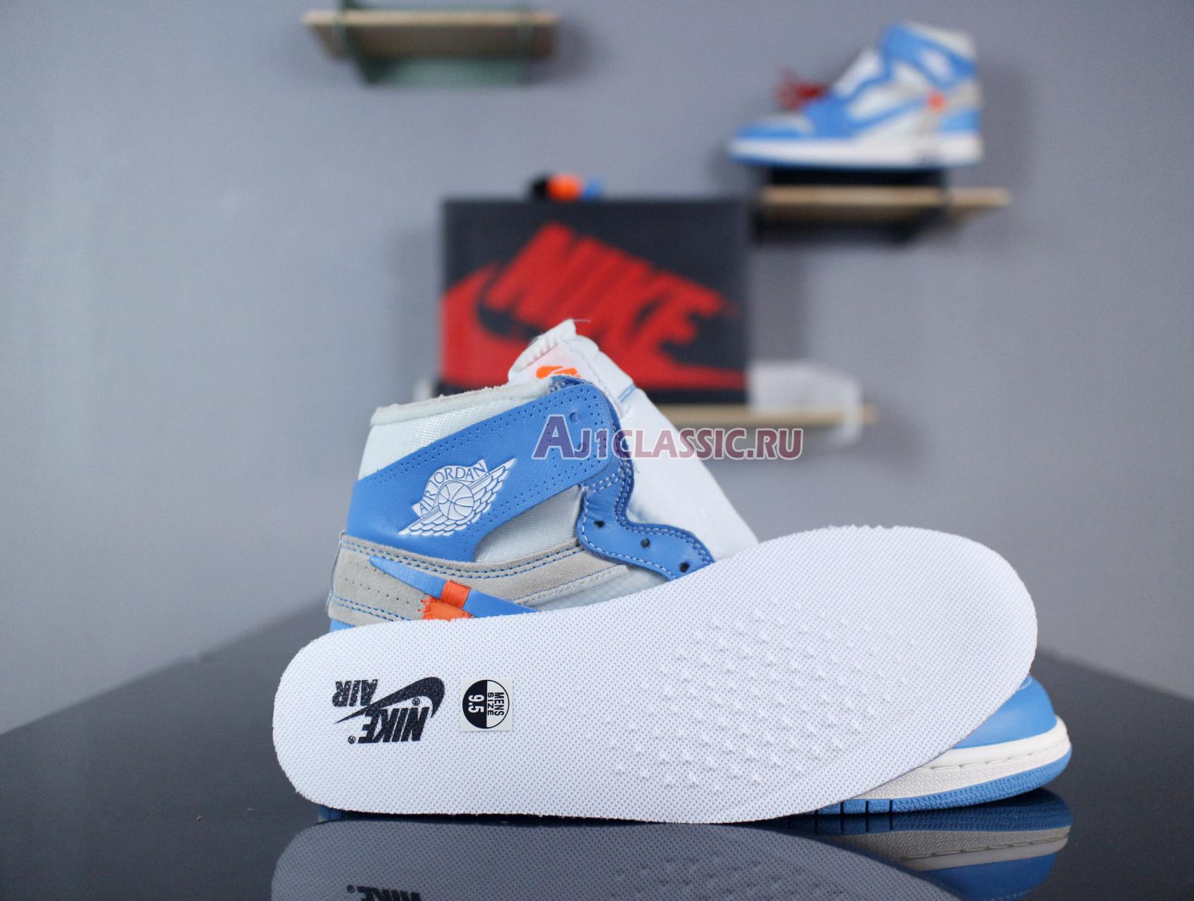 New Off-White x Air Jordan 1 Retro High OG "UNC" AQ0818-148 Shoes