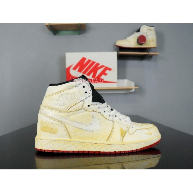 Nigel Sylvester x Air Jordan 1 Retro High OG Nigel Sylvester BV1803-106 Sail/White-Varsity Red-Reflect Silver Mens Womens Shoes