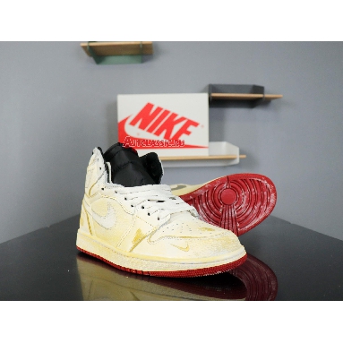 Nigel Sylvester x Air Jordan 1 Retro High OG Nigel Sylvester BV1803-106 Sail/White-Varsity Red-Reflect Silver Mens Womens Shoes