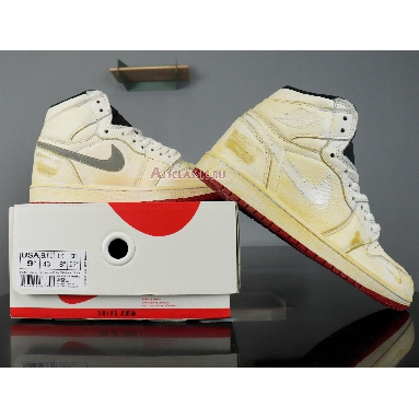 Nigel Sylvester x Air Jordan 1 Retro High OG Nigel Sylvester BV1803-106 Sail/White-Varsity Red-Reflect Silver Sneakers