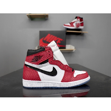 Air Jordan 1 Retro High OG Origin Story 555088-602 Gym Red/White-Photo Blue-Black Sneakers