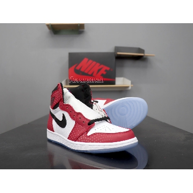 Air Jordan 1 Retro High OG Origin Story 555088-602 Gym Red/White-Photo Blue-Black Sneakers