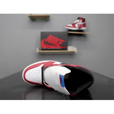 Air Jordan 1 Retro High OG Origin Story 555088-602 Gym Red/White-Photo Blue-Black Mens Womens Shoes