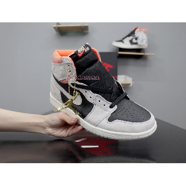 Air Jordan 1 Retro High OG Neutral Grey 555088-018 Neutral Grey/Hyper Crimson-White-Black Sneakers