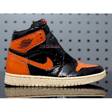 Air Jordan 1 Retro High OG Shattered Backboard 3.0 555088-028 Black/Pale Vanilla-Starfish Sneakers