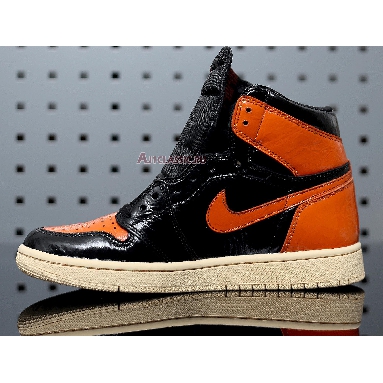 Air Jordan 1 Retro High OG Shattered Backboard 3.0 555088-028 Black/Pale Vanilla-Starfish Sneakers