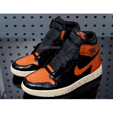 Air Jordan 1 Retro High OG Shattered Backboard 3.0 555088-028 Black/Pale Vanilla-Starfish Sneakers