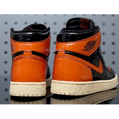 Air Jordan 1 Retro High OG Shattered Backboard 3.0 555088-028 Black/Pale Vanilla-Starfish Sneakers