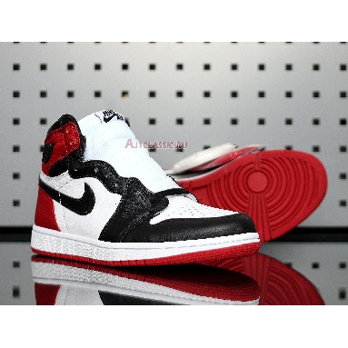 Air Jordan 1 Retro High Satin Black Toe CD0461-016 Black/White-Varsity Red Sneakers