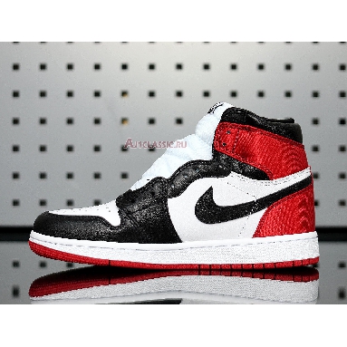 Air Jordan 1 Retro High Satin Black Toe CD0461-016 Black/White-Varsity Red Sneakers