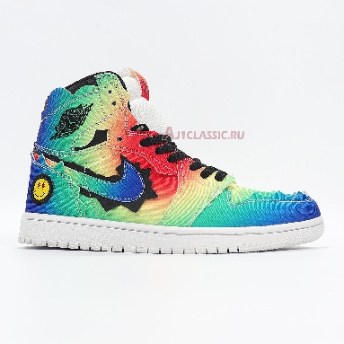 J Balvin x Air Jordan 1 Retro High OG DC3481-900 Multi-Color/Black-Pink Foam-Multi-Color Sneakers