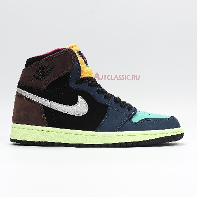 Air Jordan 1 Retro High OG Tokyo Bio Hack 555088-201 Baroque Brown/Black/Laser Orange/Racer Pink Mens Womens Shoes