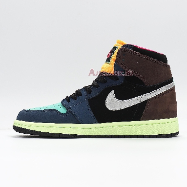 Air Jordan 1 Retro High OG Tokyo Bio Hack 555088-201 Baroque Brown/Black/Laser Orange/Racer Pink Mens Womens Shoes