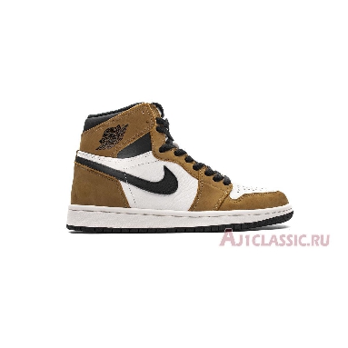 Air Jordan 1 Retro High OG Rookie of the Year 555088-700 Gold Harvest/Black-Sail Sneakers