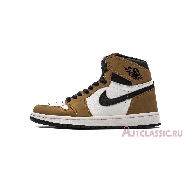 Air Jordan 1 Retro High OG Rookie of the Year 555088-700 Gold Harvest/Black-Sail Sneakers