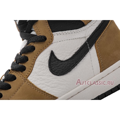 Air Jordan 1 Retro High OG Rookie of the Year 555088-700 Gold Harvest/Black-Sail Sneakers