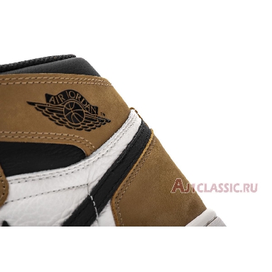 Air Jordan 1 Retro High OG Rookie of the Year 555088-700 Gold Harvest/Black-Sail Mens Womens Shoes