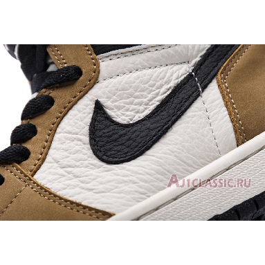 Air Jordan 1 Retro High OG Rookie of the Year 555088-700 Gold Harvest/Black-Sail Sneakers