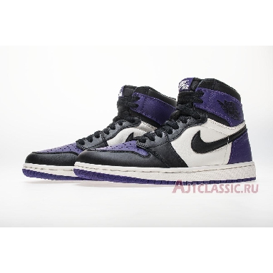 Air Jordan 1 Retro High OG Court Purple 555088-501 Court Purple/Sail-Black Mens Womens Shoes