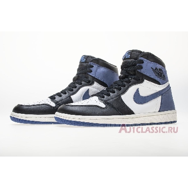 Air Jordan 1 Retro High OG Blue Moon 555088-115 Summit White/Blue Moon-Black Sneakers