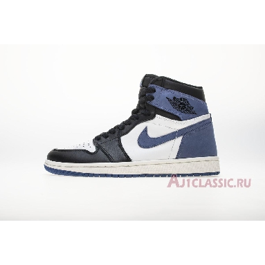 Air Jordan 1 Retro High OG Blue Moon 555088-115 Summit White/Blue Moon-Black Sneakers