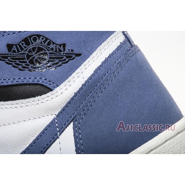 Air Jordan 1 Retro High OG Blue Moon 555088-115 Summit White/Blue Moon-Black Sneakers