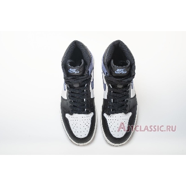 Air Jordan 1 Retro High OG Blue Moon 555088-115 Summit White/Blue Moon-Black Mens Womens Shoes