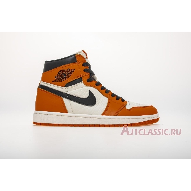 Air Jordan 1 Retro High OG Shattered Backboard Away 555088-113 Sail/Black-Starfish Mens Womens Shoes